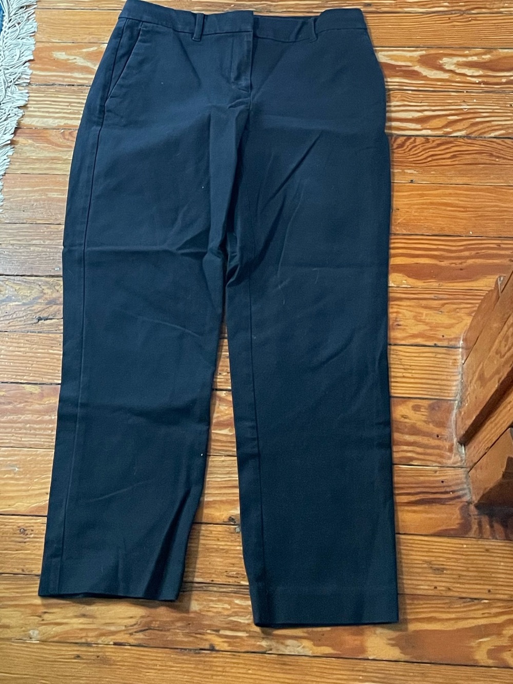 Ann Taylor Dark Blue Curvy Fit Dress Trousers Sz 4